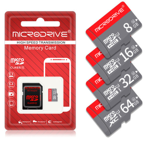 Carte Micro SD 8, 16, 32, 64, 128GB