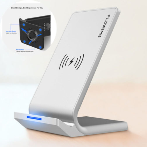 Chargeur sans fil QI rapide, support angle 60° – Image 3