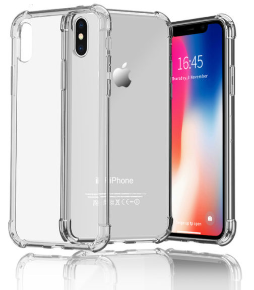 Coque protection résistante coussin air, TPU pour iPhone X et Xs