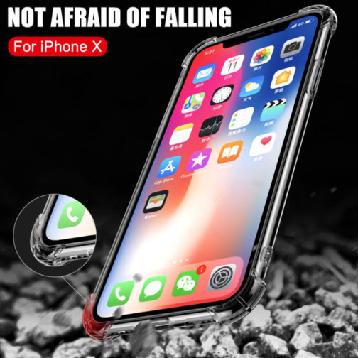 Coque protection résistante coussin air, TPU pour iPhone X et Xs – Image 4