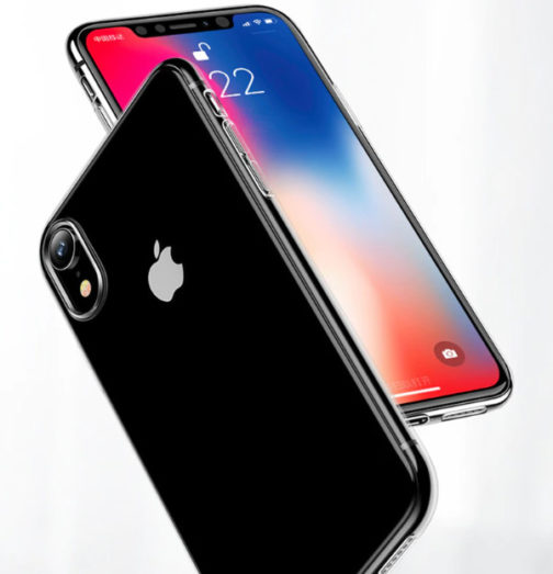 Coque de protection transparente, TPU pour iPhone XR