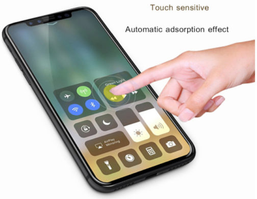 Ecran de protection en verre trempé pour iPhone X et Xs – Image 2