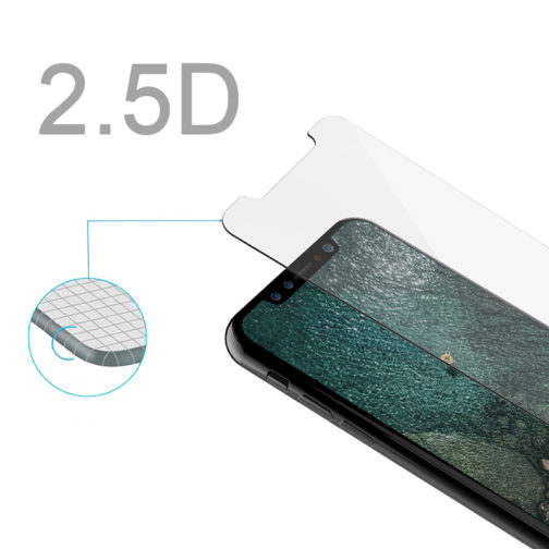 Ecran de protection en verre trempé pour iPhone X et Xs – Image 4