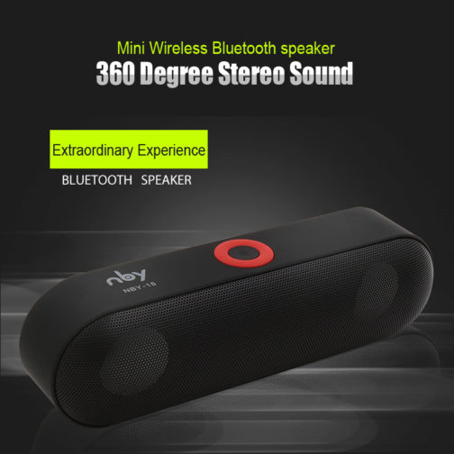 Enceinte Bluetooth 4.2 NBY-18, portable, Gris – Image 3