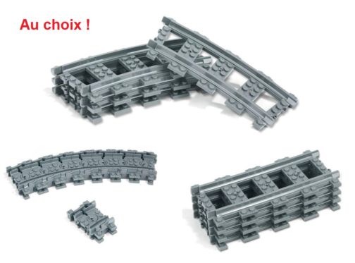 Lego Rail à la pièce, Gris, Kazi