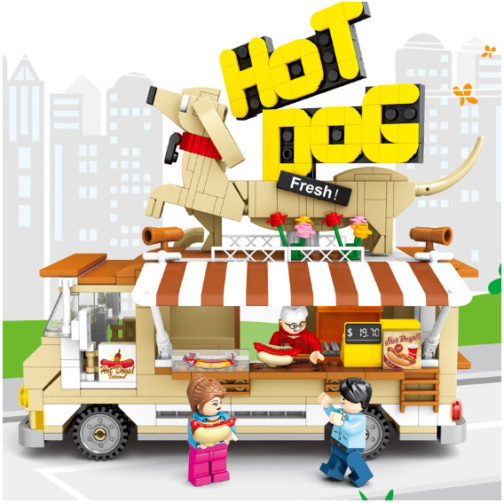 Lego Marchand glace et hot-dog, Sembo – Image 9