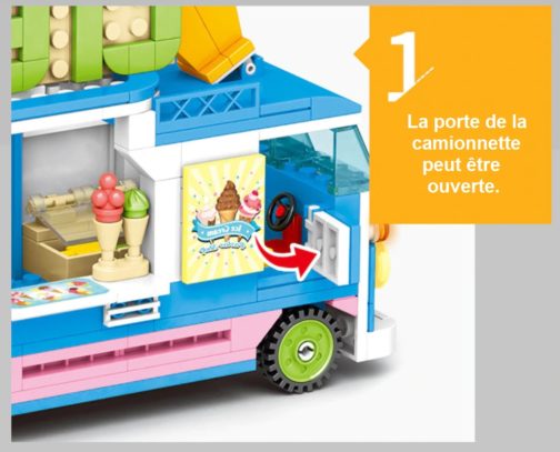 Lego Marchand glace et hot-dog, Sembo – Image 6