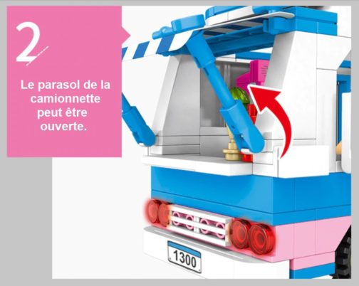 Lego Marchand glace et hot-dog, Sembo – Image 5