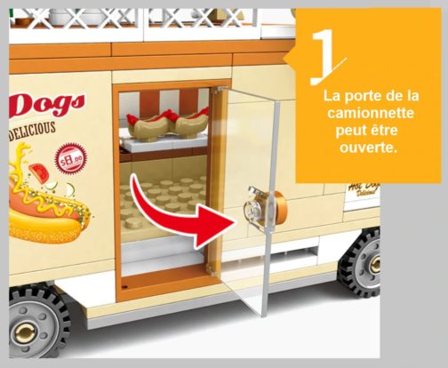 Lego Marchand glace et hot-dog, Sembo – Image 10