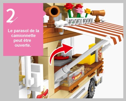 Lego Marchand glace et hot-dog, Sembo – Image 11