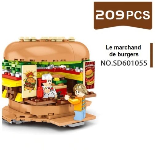 Lego Marchand burger frites glace, Sembo – Image 4