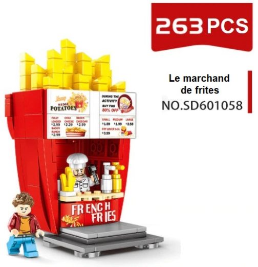 Lego Marchand burger frites glace, Sembo – Image 2