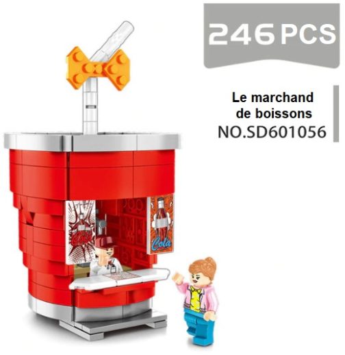 Lego Marchand burger frites glace, Sembo – Image 3