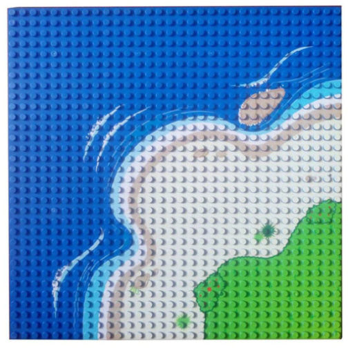 Lego Plaques Île set vert-bleu, Kazi – Image 4