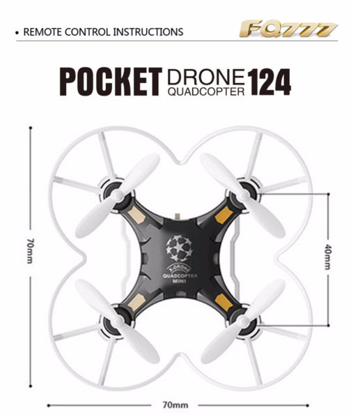 Pocket Drone Quadcopter 124 Mini – Image 2
