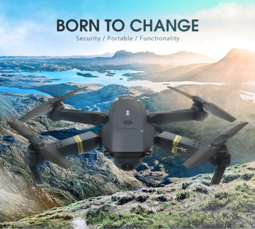 Quadcopter Drone Eachine E58 WIFI FPV caméra HD + Boîte de transport – Image 14
