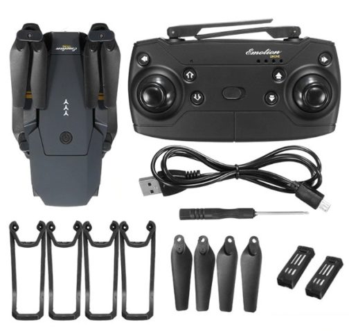 Quadcopter Drone Eachine E58 WIFI FPV caméra HD + Boîte de transport – Image 3