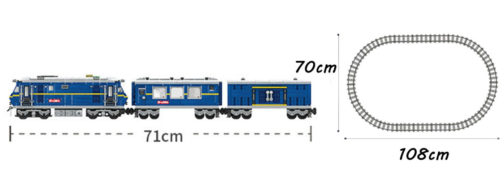 Lego Train de marchandises motorisé, Kazi, 1192 pcs – Image 4