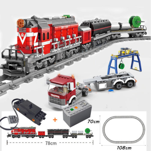 Lego Train de marchandises motorisé, Kazi, 1192 pcs – Image 5