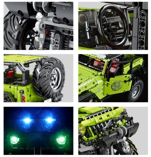 Lego Jeep 4x4 Cross Country 1:8, Télécommandé et motorisé + APP, 2343pcs – Image 9