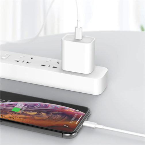 Câble USB Type C vers Lightning,1m Blanc, donnée et charge rapide (iPhone) – Image 4