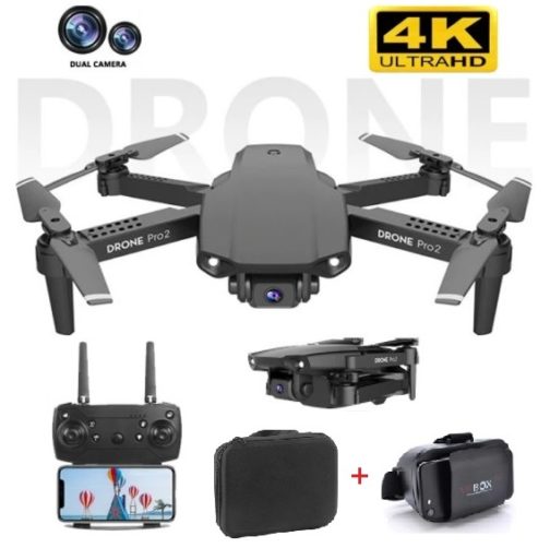 Drone E99 PRO 2, Wifi FPV, caméra 4k + boîte transport (options : double caméra, 2 batteries, casque VR) – Image 12
