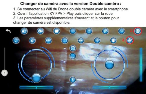 Drone E99 PRO 2, Wifi FPV, caméra 4k + boîte transport (options : double caméra, 2 batteries, casque VR) – Image 14