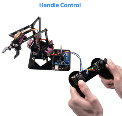 Kit Arduino Bras robot mécanique, Programmation éducative, LAFVIN – Image 5
