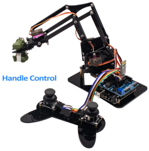 Kit Arduino Bras robot mécanique, Programmation éducative, LAFVIN – Image 4