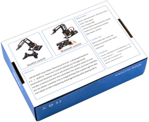 Kit Arduino Bras robot mécanique, Programmation éducative, LAFVIN – Image 8