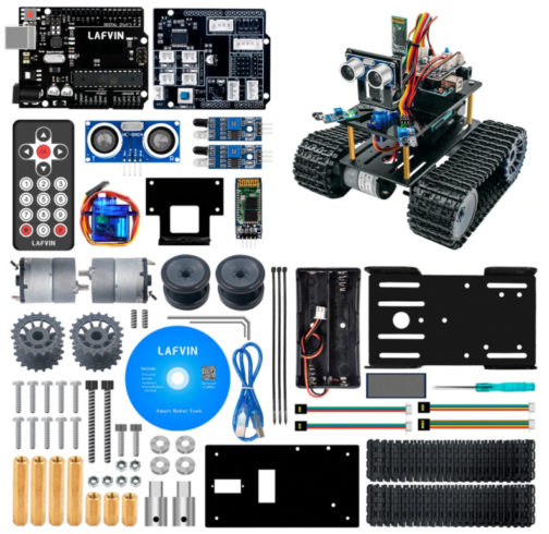 Kit Arduino Tank Robot, Programmation éducative, LAFVIN – Image 2