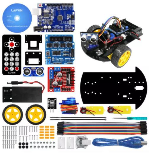 Kit Arduino Voiture intelligente, Programmation éducative, LAFVIN – Image 2