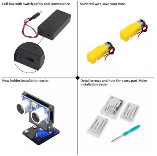 Kit Arduino Voiture intelligente, Programmation éducative, LAFVIN – Image 6