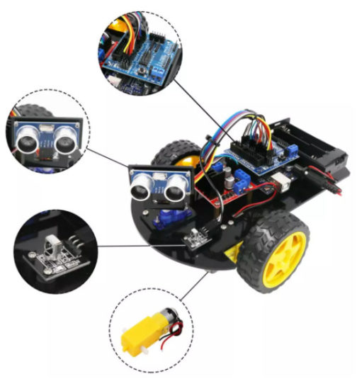 Kit Arduino Voiture intelligente, Programmation éducative, LAFVIN – Image 3