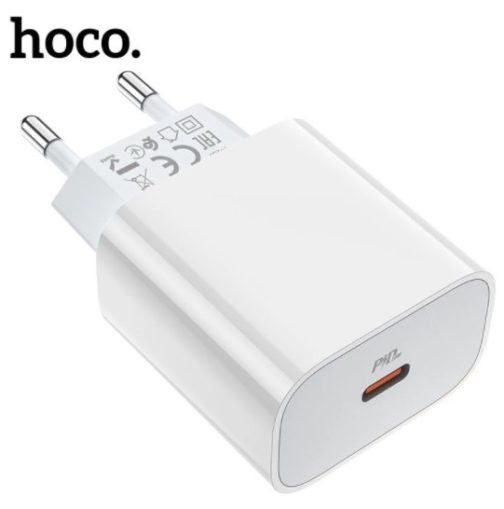 Chargeur secteur USB Type C 20W, hoco – Image 2