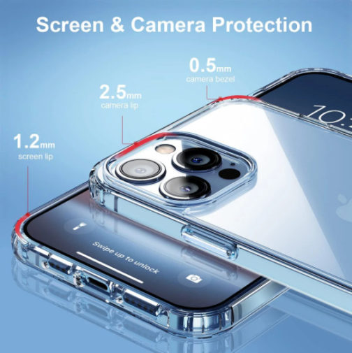 Coque de protection transparente, TPU pour iPhone 13 Pro Max – Image 4