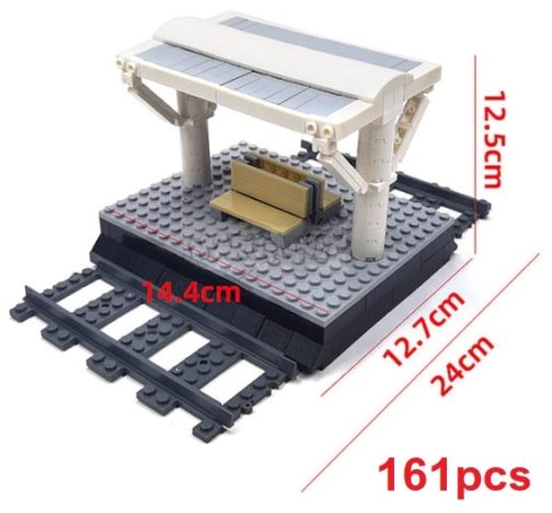 Lego Rail Train, Gare à deux voies